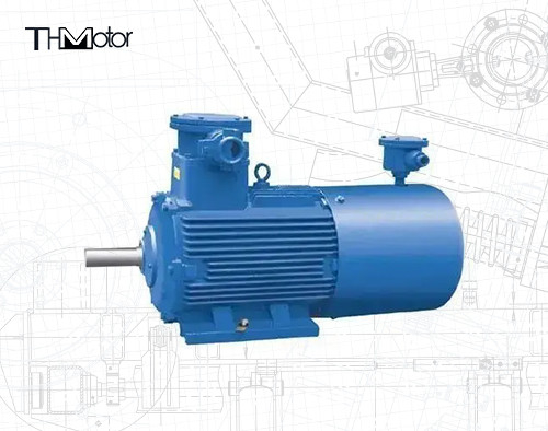 IC411 Электрический огнеупорный мотор IP55 класс защиты ≤ 70 дБ Уровень шума