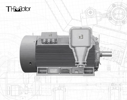 IP55 Огнеупорный электродвигатель 50Hz VVVF Регулирование скорости ≤ 70dB Уровень шума