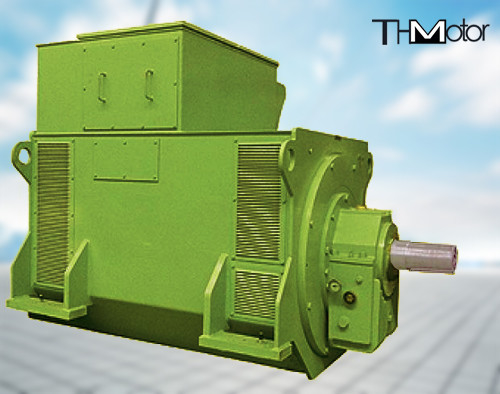Мотор YRKK 900KW обветренного ротора трехфазного электрического двигателя 800KW 375rpm высоковольтный